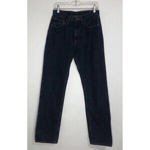 Wrangler Men's 5 Star Regular Fit Straight Leg Dk Wash Jeans Tag Size 29X32 EUC